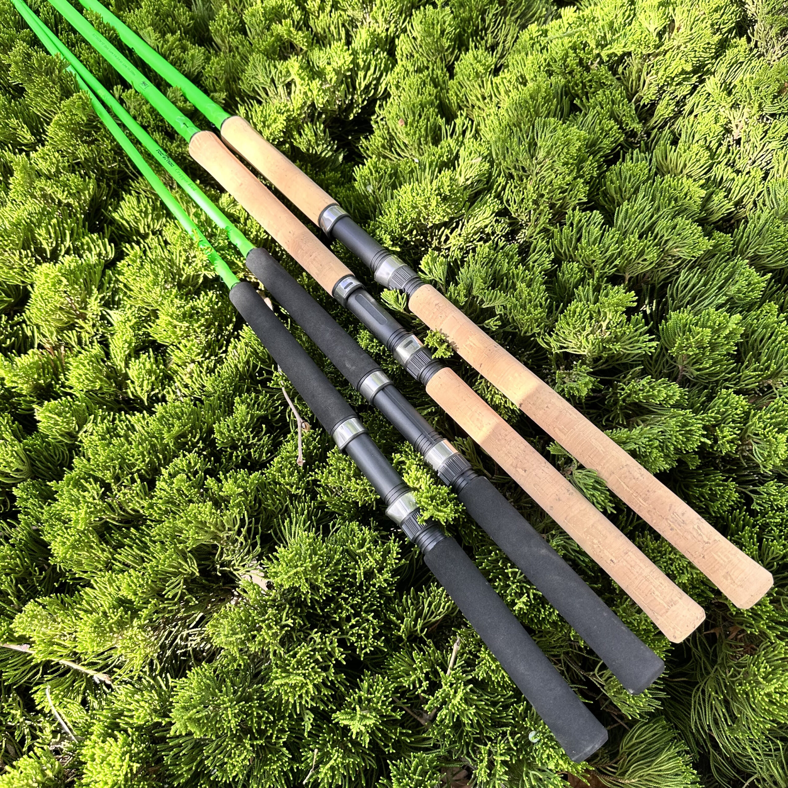 Angler holding a high-quality carbon fiber crappie rod